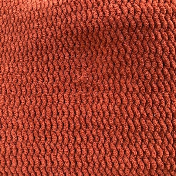 Hooked Up Sweater Womens Size M Half Zip Cable Knit Pumpkin Mock Neck NWOT* - Picture 8 of 9